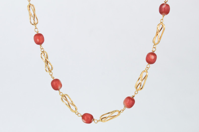Collar de oro de 18k. de segunda mano. Joyería de ocasión | ROYALHYSTERIA