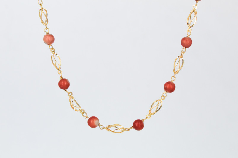 Collar de oro de 18k. de segunda mano. Joyería de ocasión | ROYALHYSTERIA