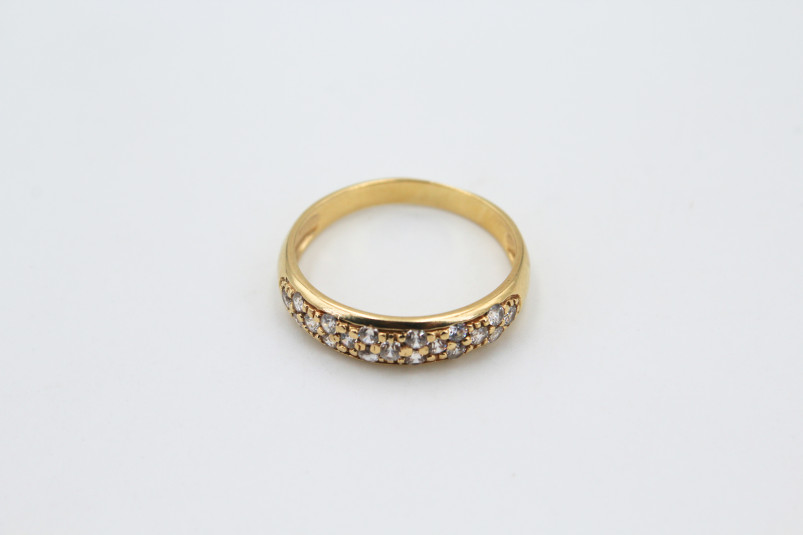 Anillo de oro de 18k. de segunda mano. Joyería de ocasión | ROYALHYSTERIA