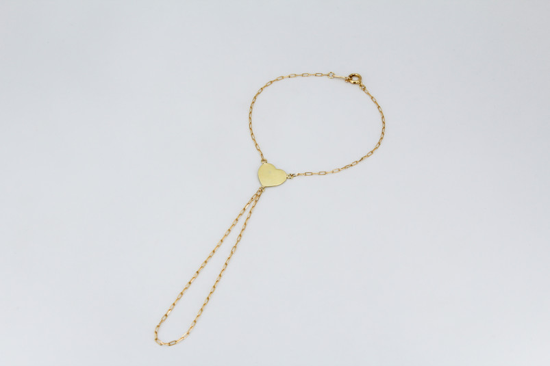 Pulsera de dedo de oro de 18k. de segunda mano. Joyería de ocasión | ROYALHYSTERIA
