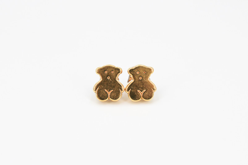 Pendiente de oro de 18k. de segunda mano. Joyería de ocasión | ROYALHYSTERIA