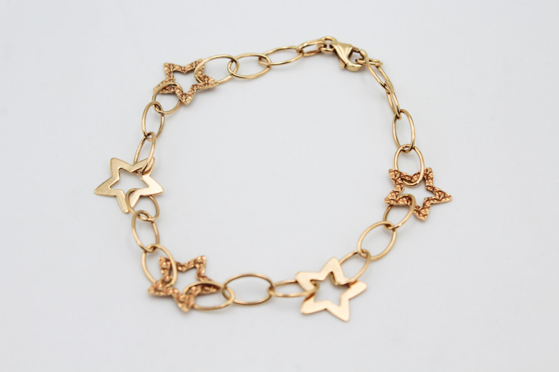 Pulsera de oro de 18k. de segunda mano. Joyería de ocasión | ROYALHYSTERIA