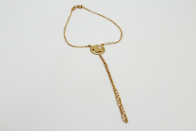 Pulsera de oro de 18k. de segunda mano. Joyería de ocasión | ROYALHYSTERIA