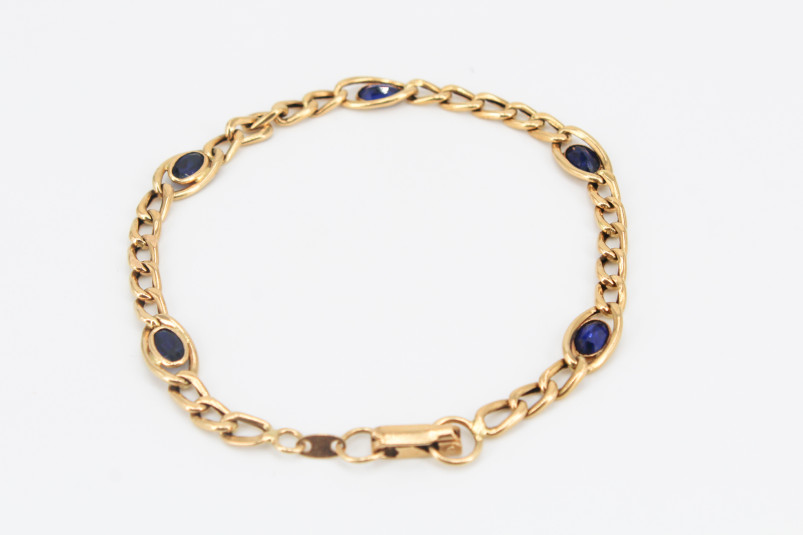 Pulsera de oro de 18k. de segunda mano. Joyería de ocasión | ROYALHYSTERIA