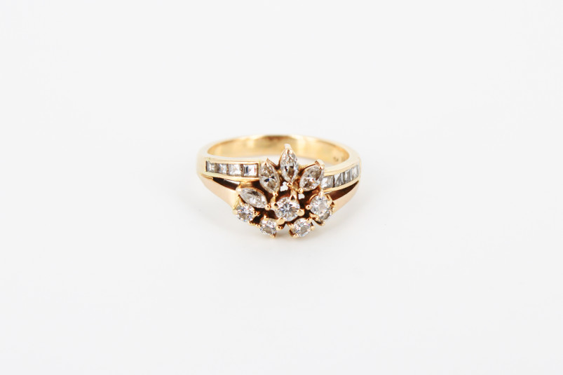 Anillo de oro de 18k. de segunda mano. Joyería de ocasión | ROYALHYSTERIA