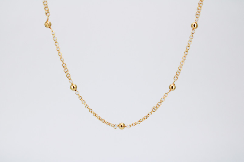 Cadena de oro de 18k. de segunda mano. Joyería de ocasión | ROYALHYSTERIA