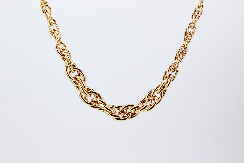 Cadena de oro de 18k. de segunda mano. Joyería de ocasión | ROYALHYSTERIA