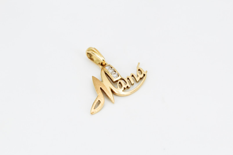 Colgante de oro de 18k. de segunda mano. Joyería de ocasión | ROYALHYSTERIA