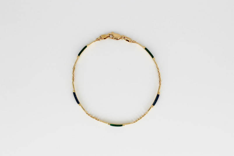 Pulsera de oro de 18k. de segunda mano. Joyería de ocasión | ROYALHYSTERIA