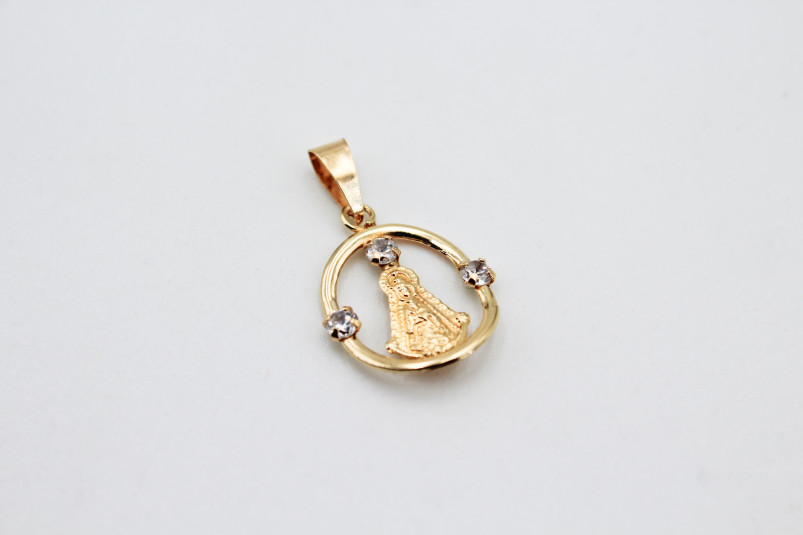 Medalla de oro de 18k. de segunda mano. Joyería de ocasión | ROYALHYSTERIA