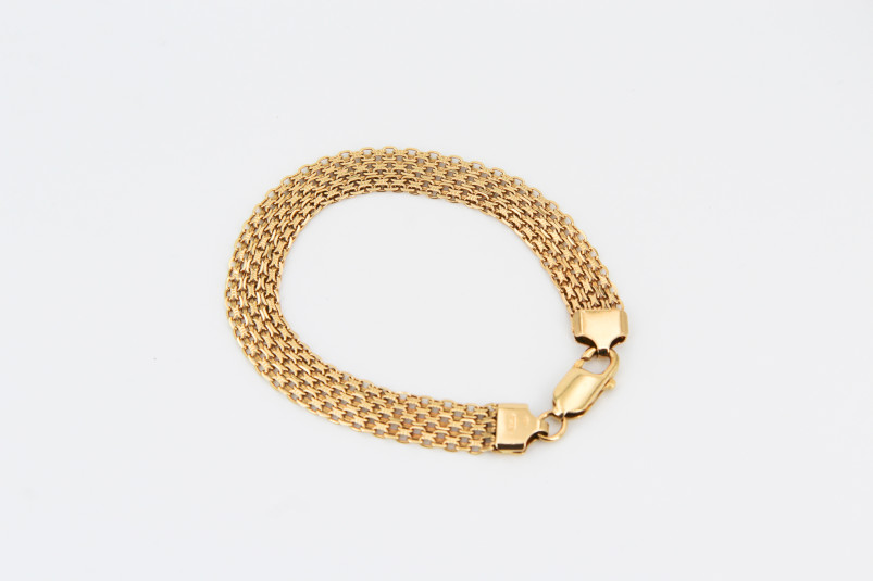Pulsera de oro de 18k. de segunda mano. Joyería de ocasión | ROYALHYSTERIA