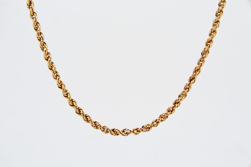 Cadena de oro de 18k. de segunda mano. Joyería de ocasión | ROYALHYSTERIA