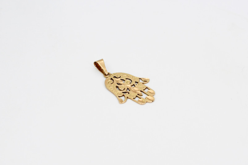 Colgante de oro de 18k. de segunda mano. Joyería de ocasión | ROYALHYSTERIA