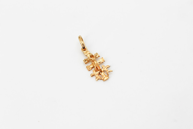 Cruz de oro de 18k. de segunda mano. Joyería de ocasión | ROYALHYSTERIA