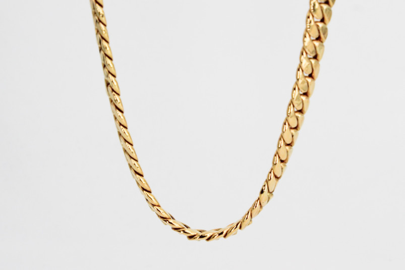 Cadena de oro de 18k. de segunda mano. Joyería de ocasión | ROYALHYSTERIA