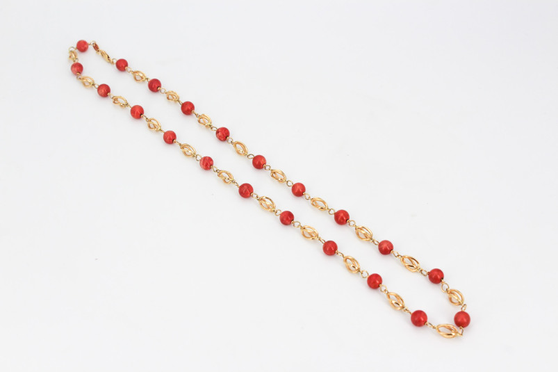Collar de oro de 18k. de segunda mano. Joyería de ocasión | ROYALHYSTERIA