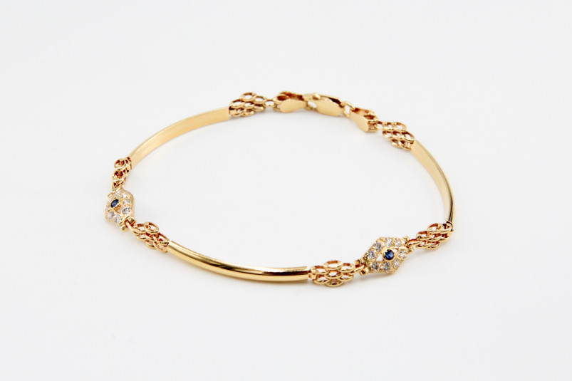 Pulsera de oro de 18k. de segunda mano. Joyería de ocasión | ROYALHYSTERIA