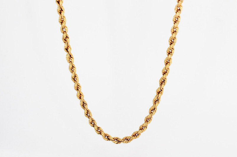 Cadena de oro de 18k. de segunda mano. Joyería de ocasión | ROYALHYSTERIA