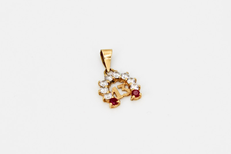 Colgante de oro de 18k. de segunda mano. Joyería de ocasión | ROYALHYSTERIA
