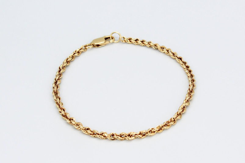 Pulsera de oro de 18k. de segunda mano. Joyería de ocasión | ROYALHYSTERIA