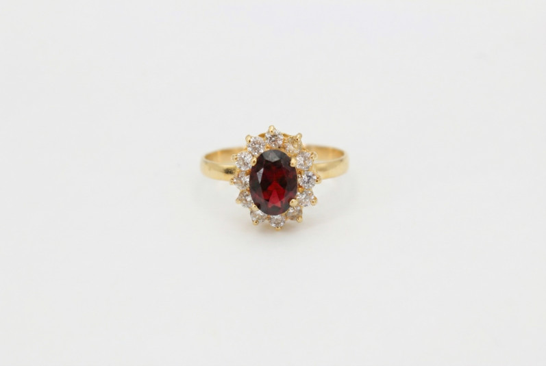 Anillo de oro de 18k. de segunda mano. Joyería de ocasión | ROYALHYSTERIA
