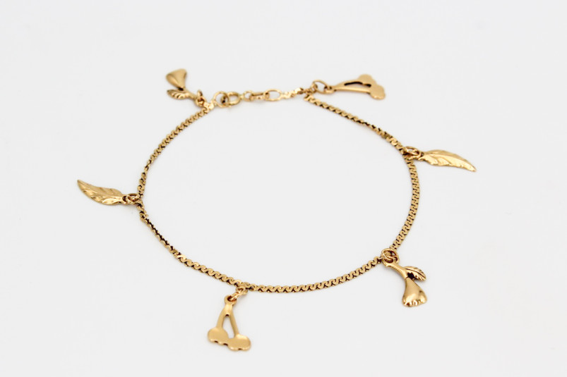 Pulsera de oro de 18k. de segunda mano. Joyería de ocasión | ROYALHYSTERIA