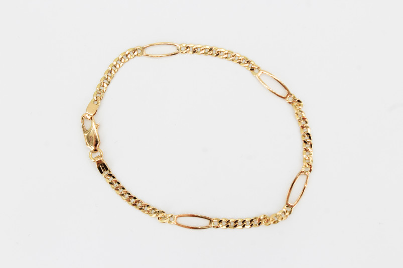 Pulsera de oro de 18k. de segunda mano. Joyería de ocasión | ROYALHYSTERIA