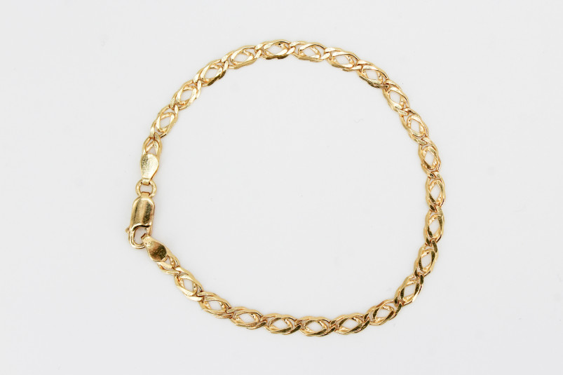 Pulsera de oro de 18k. de segunda mano. Joyería de ocasión | ROYALHYSTERIA