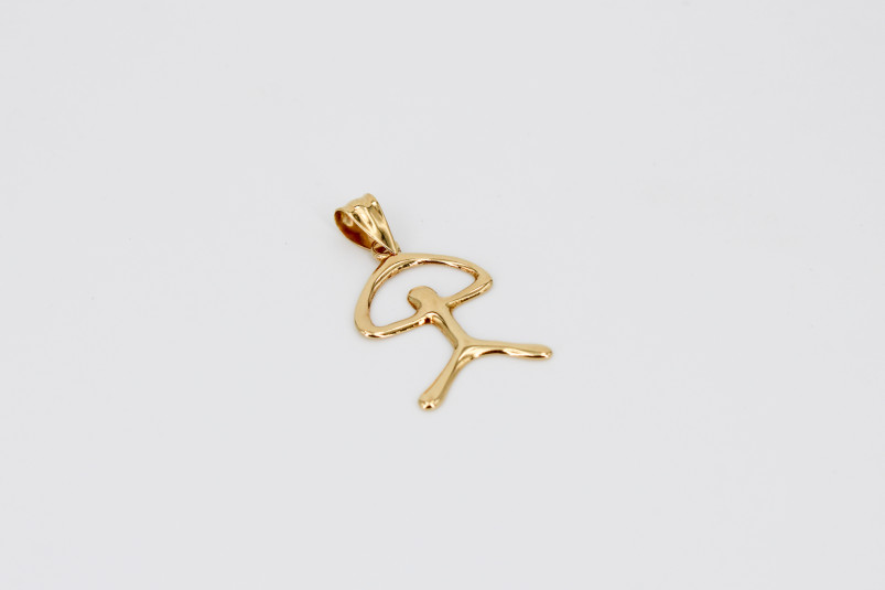 Colgante de oro de 18k. de segunda mano. Joyería de ocasión | ROYALHYSTERIA