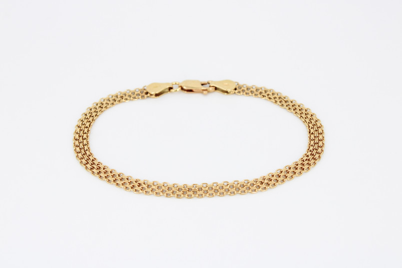 Pulsera de oro de 18k. de segunda mano. Joyería de ocasión | ROYALHYSTERIA