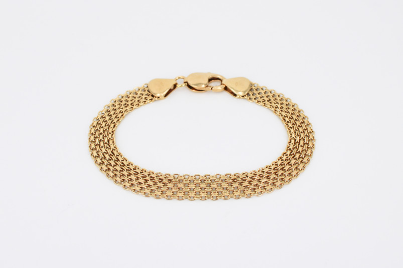 Pulsera de oro de 18k. de segunda mano. Joyería de ocasión | ROYALHYSTERIA