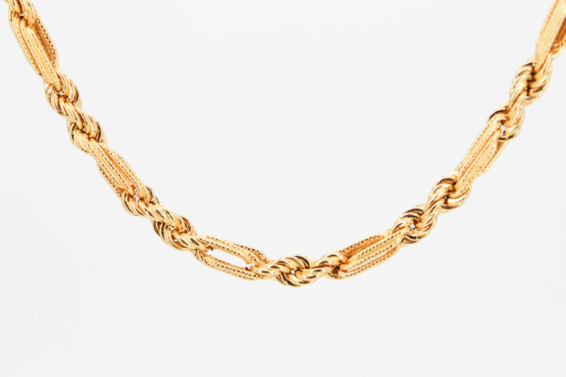 Cadena de oro de 18k. de segunda mano. Joyería de ocasión | ROYALHYSTERIA