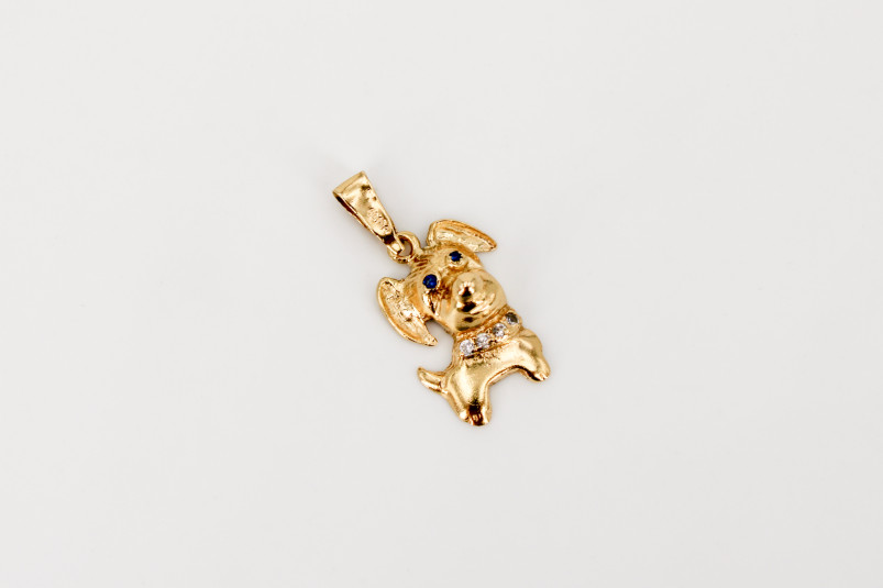 Colgante de oro de 18k. de segunda mano. Joyería de ocasión | ROYALHYSTERIA