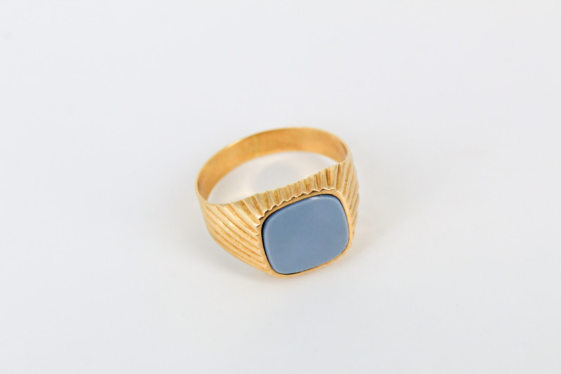 Sello de oro de 18k. de segunda mano. Joyería de ocasión | ROYALHYSTERIA