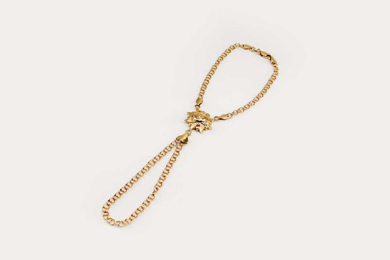 Pulsera de dedo de oro de 18k. de segunda mano. Joyería de ocasión | ROYALHYSTERIA