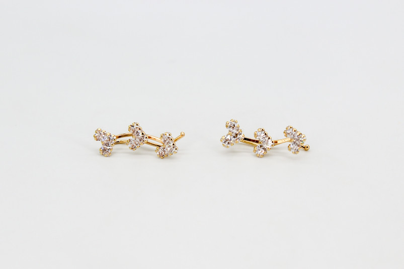 Pendiente de oro de 18k. de segunda mano. Joyería de ocasión | ROYALHYSTERIA