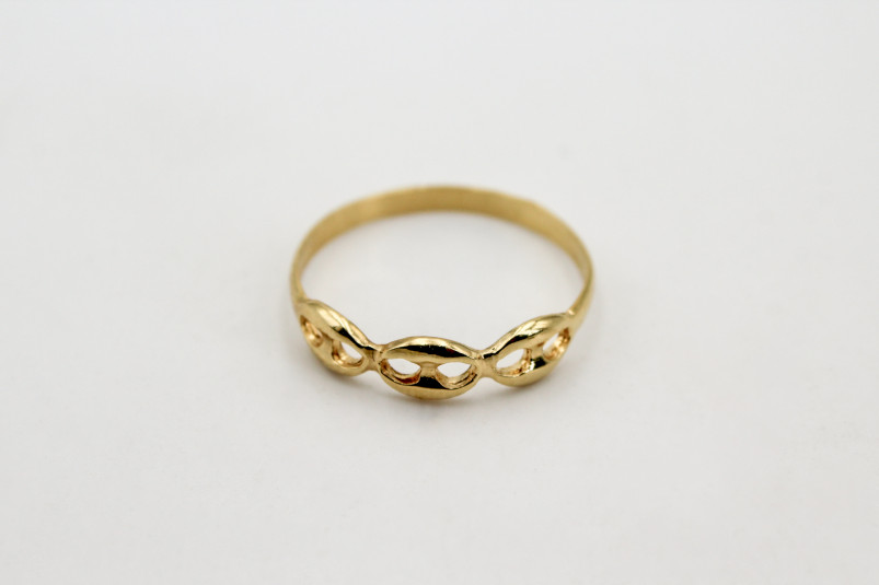 Anillo de oro de 18k. de segunda mano. Joyería de ocasión | ROYALHYSTERIA