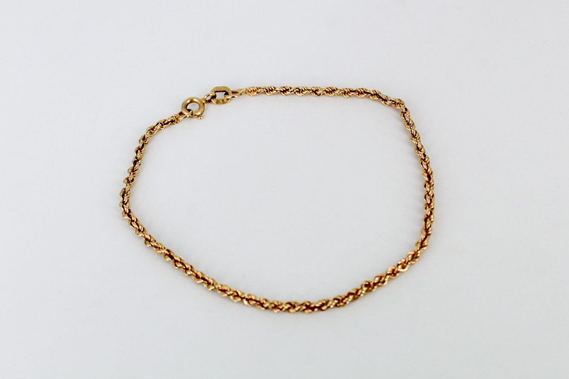 Pulsera de oro de 18k. de segunda mano. Joyería de ocasión | ROYALHYSTERIA