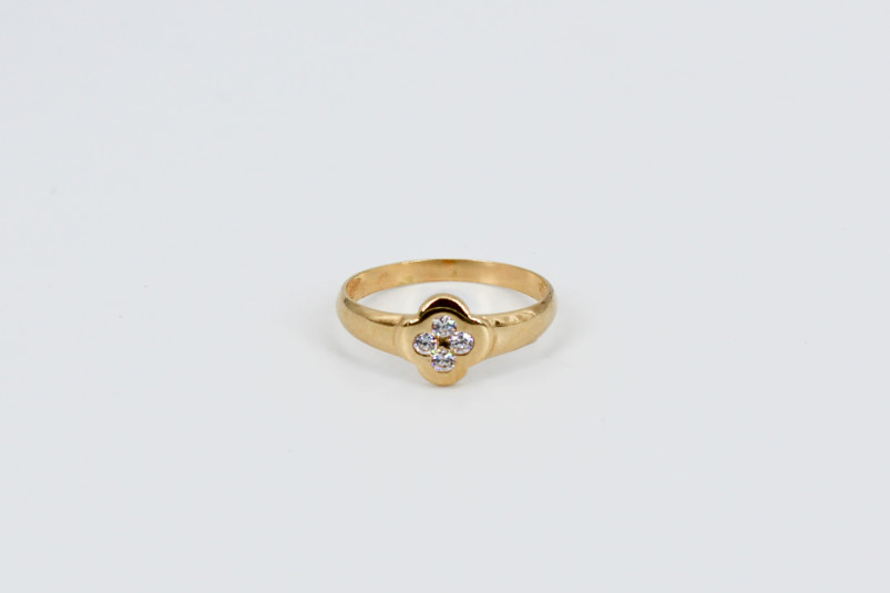 Anillo de oro de 18k. de segunda mano. Joyería de ocasión | ROYALHYSTERIA