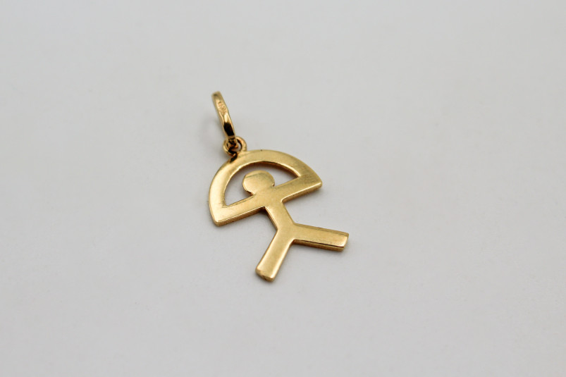 Colgante de oro de 18k. de segunda mano. Joyería de ocasión | ROYALHYSTERIA