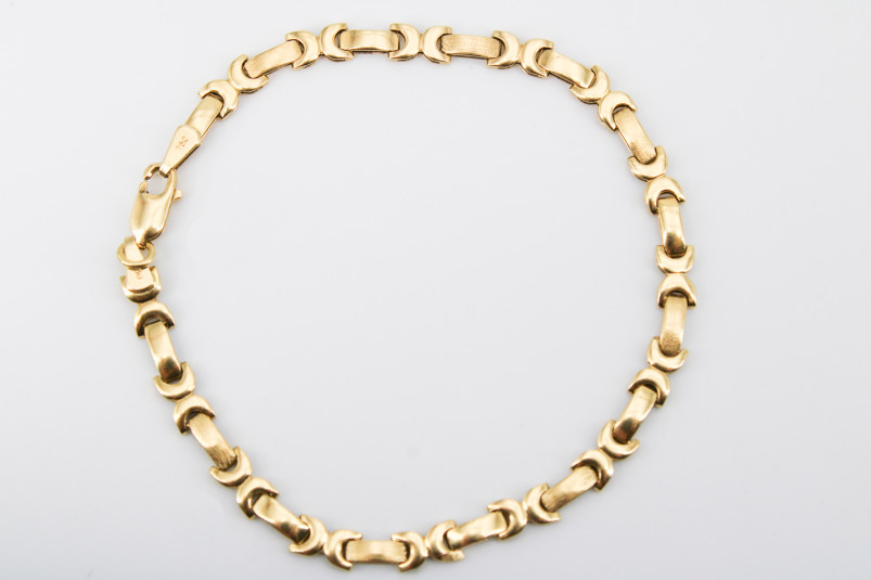 Pulsera de oro de 18k. de segunda mano. Joyería de ocasión | ROYALHYSTERIA
