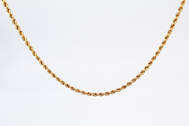 Cadena de oro de 18k. de segunda mano. Joyería de ocasión | ROYALHYSTERIA