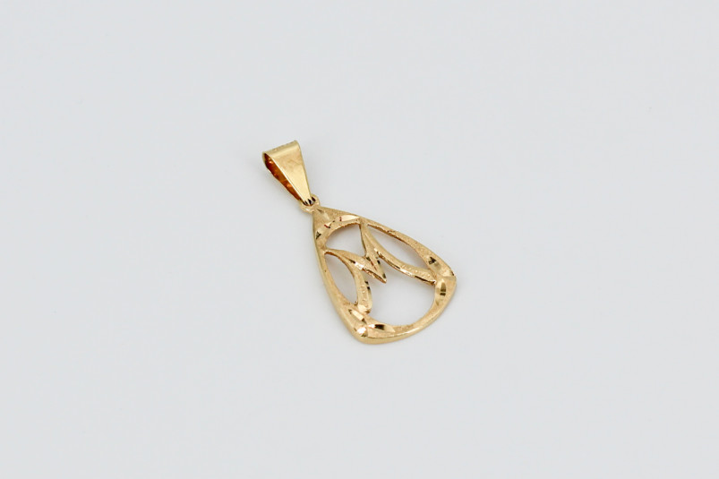 Colgante de oro de 18k. de segunda mano. Joyería de ocasión | ROYALHYSTERIA