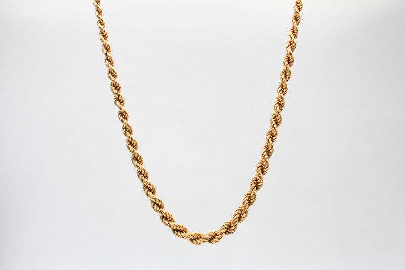 Collar de oro de 18k. de segunda mano. Joyería de ocasión | ROYALHYSTERIA