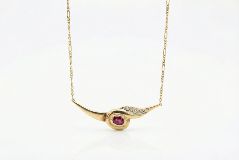 Gargantilla de oro de 18k. de segunda mano. Joyería de ocasión | ROYALHYSTERIA