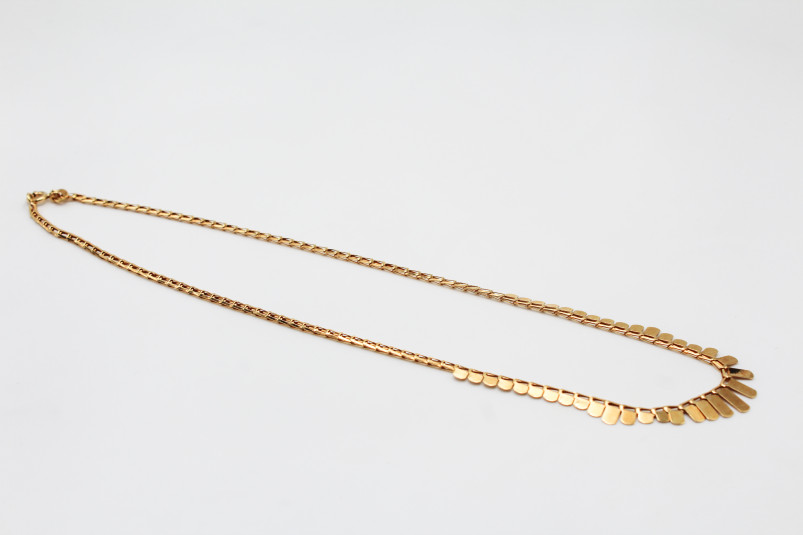 Gargantilla de oro de 18k. de segunda mano. Joyería de ocasión | ROYALHYSTERIA