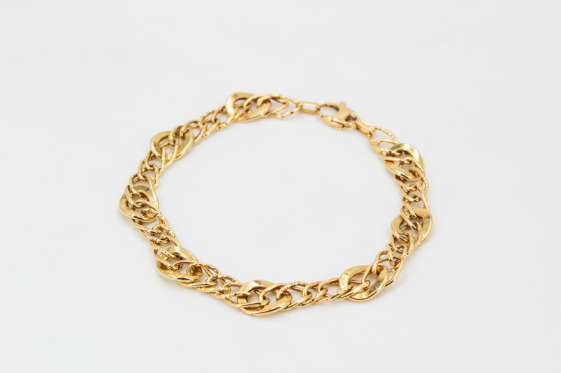 Pulsera de oro de 18k. de segunda mano. Joyería de ocasión | ROYALHYSTERIA