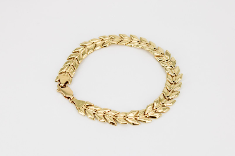 Pulsera de oro de 18k. de segunda mano. Joyería de ocasión | ROYALHYSTERIA