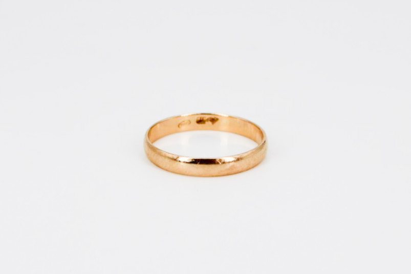 Alianza de oro de 18k. de segunda mano. Joyería de ocasión | ROYALHYSTERIA