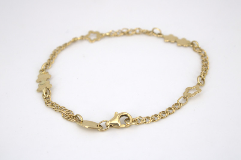 Pulsera de oro de 18k. de segunda mano. Joyería de ocasión | ROYALHYSTERIA